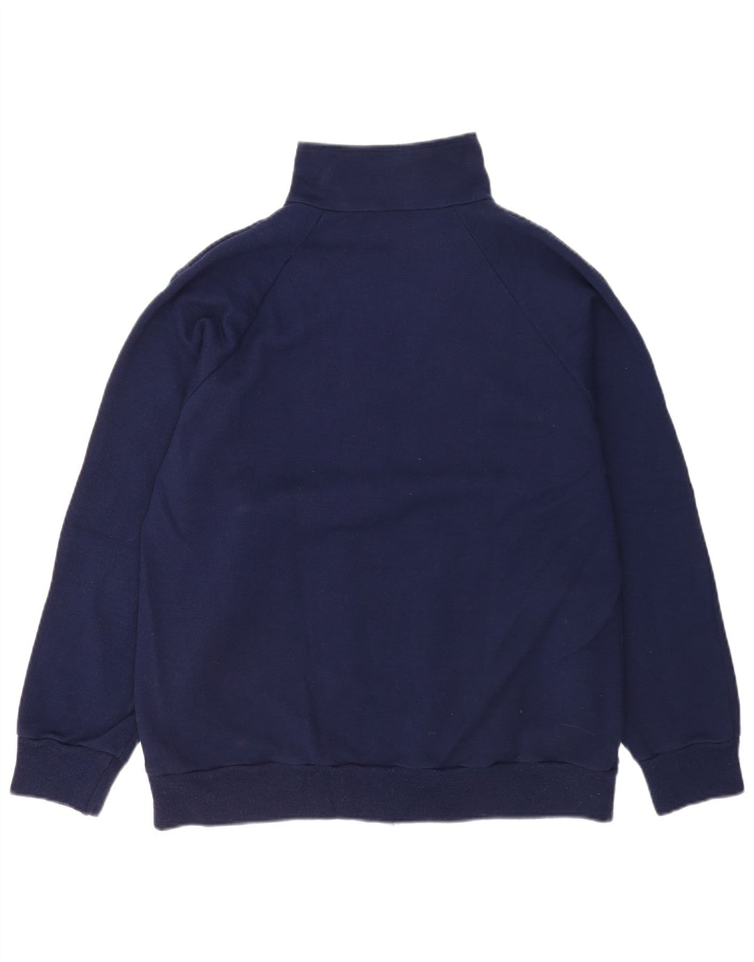 Jaqueta superior de agasalho masculino vintage EU 46 XL azul marinho Colourblock