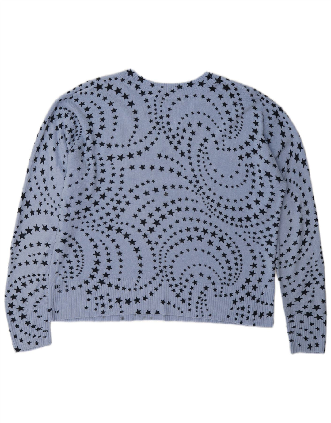 Suéter feminino Marks & Spencer com decote em V Reino Unido 16 grande azul