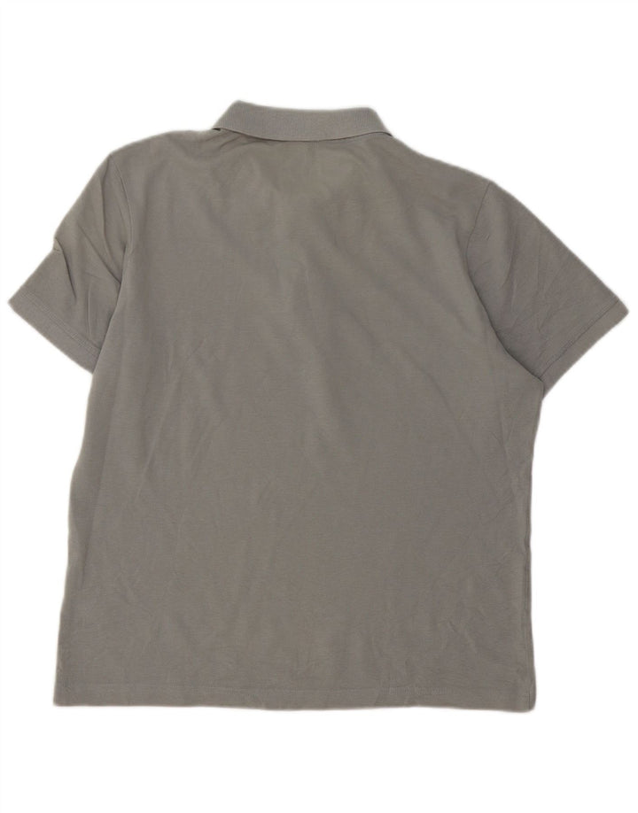 Camisa polo masculina DACK'S algodão cinza médio