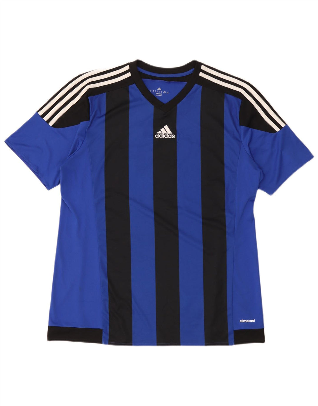 Camiseta Adidas Masculina Climacool Graphic Top XL Azul Colorblock Poliéster