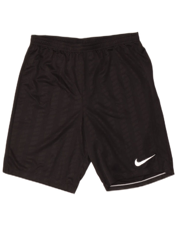 Nike Mens Dri Fit Sport Shorts Médio Preto Listrado Poliéster