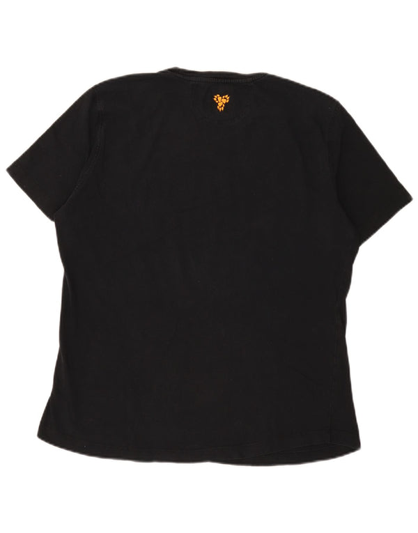 Camiseta feminina Jack Wolfskin UK 14 grande preta