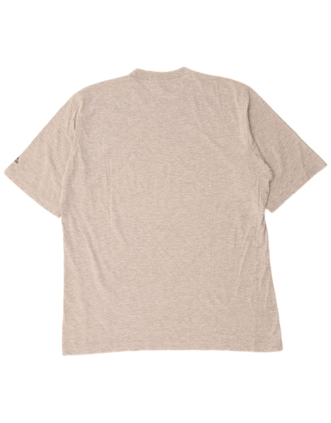 Camiseta masculina ADIDAS UK 44/46 XL cinza algodão