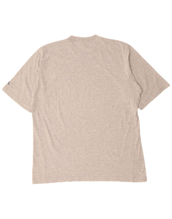 Camiseta masculina ADIDAS UK 44/46 XL cinza algodão