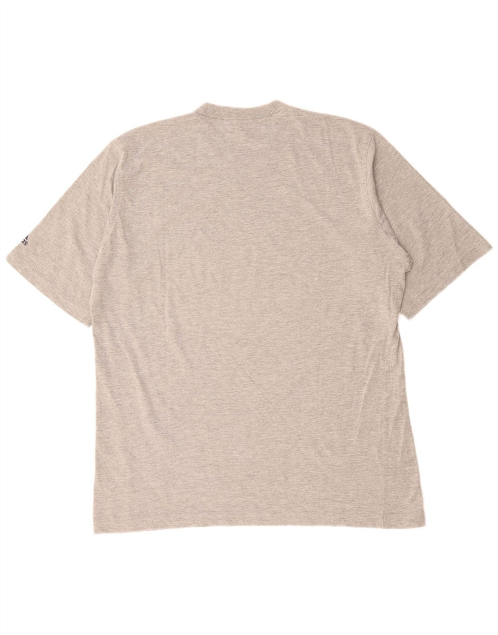 Camiseta masculina ADIDAS UK 44/46 XL cinza algodão