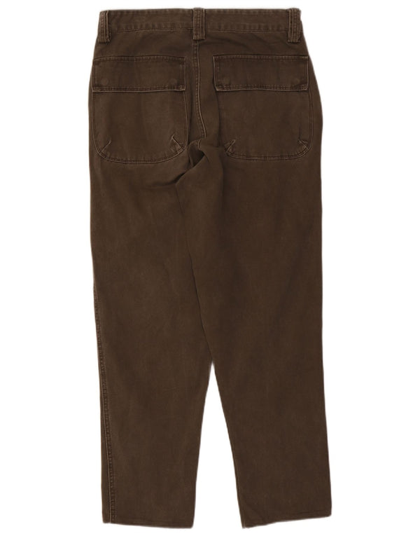 Calça cargo reta masculina Bromfield IT 48 médio W30 L27 algodão marrom