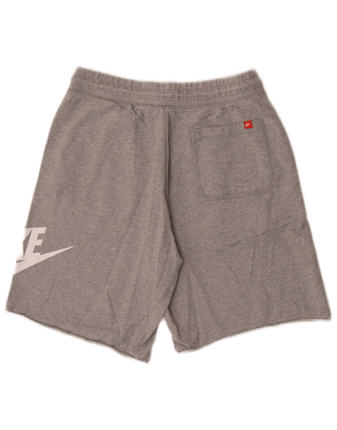 Shorts esportivos gráficos masculinos Nike grande algodão cinza