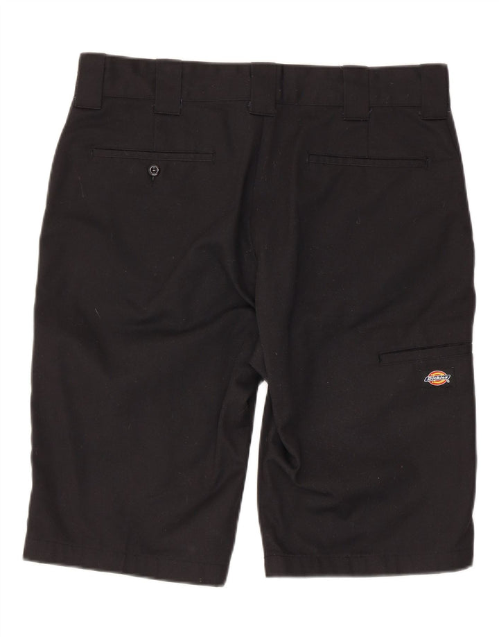 Shorts masculinos Dickies Slim Fit Chino W34 grande poliéster preto