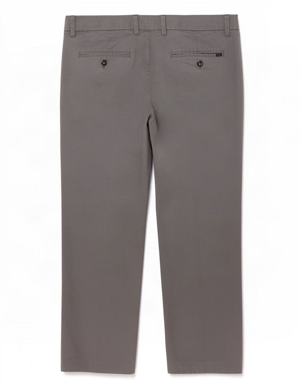 Calça chino reta masculina Marks & Spencer W36 L29 algodão azul