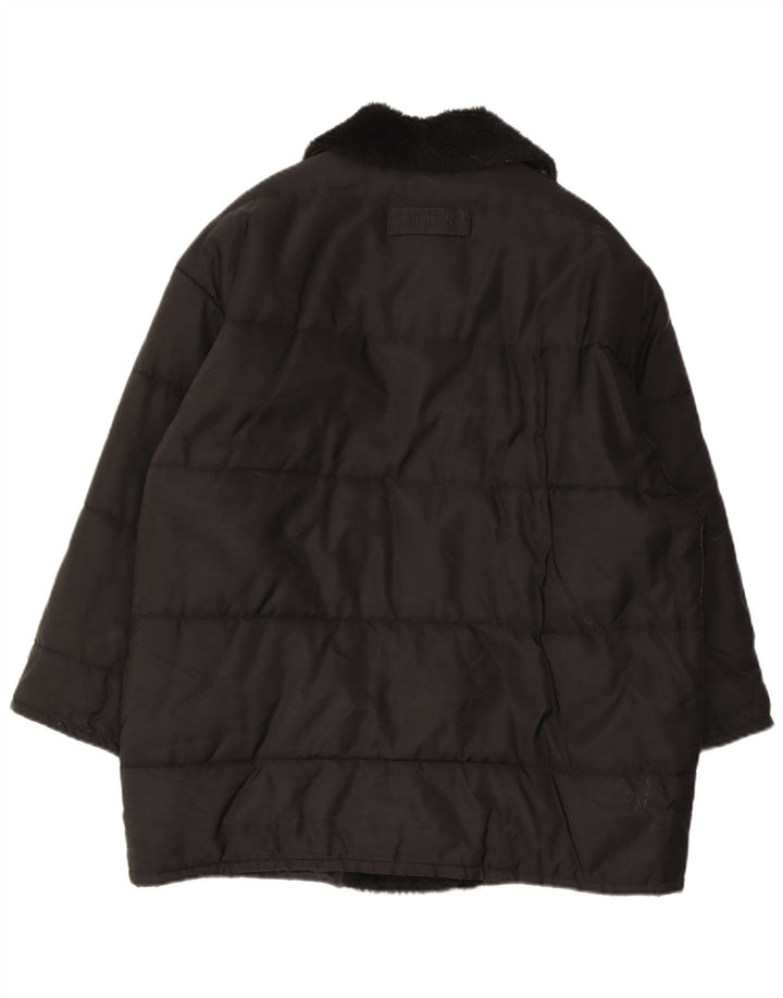 Casaco acolchoado feminino ICEBERG IT 44 médio preto nylon