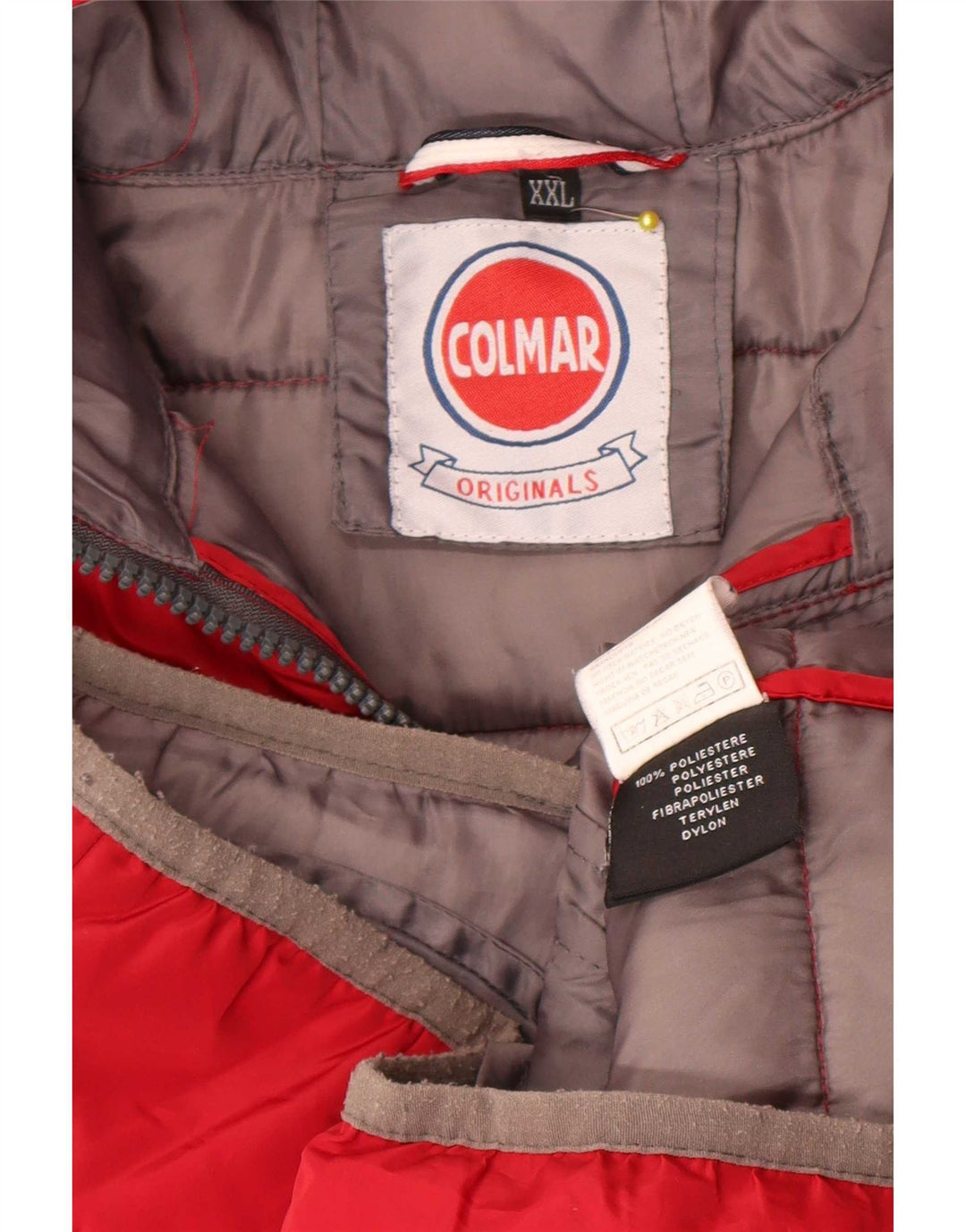 Colmar Meninos Casaco Acolchoado Com Capuz 15-16 Anos 2XL Poliéster Vermelho