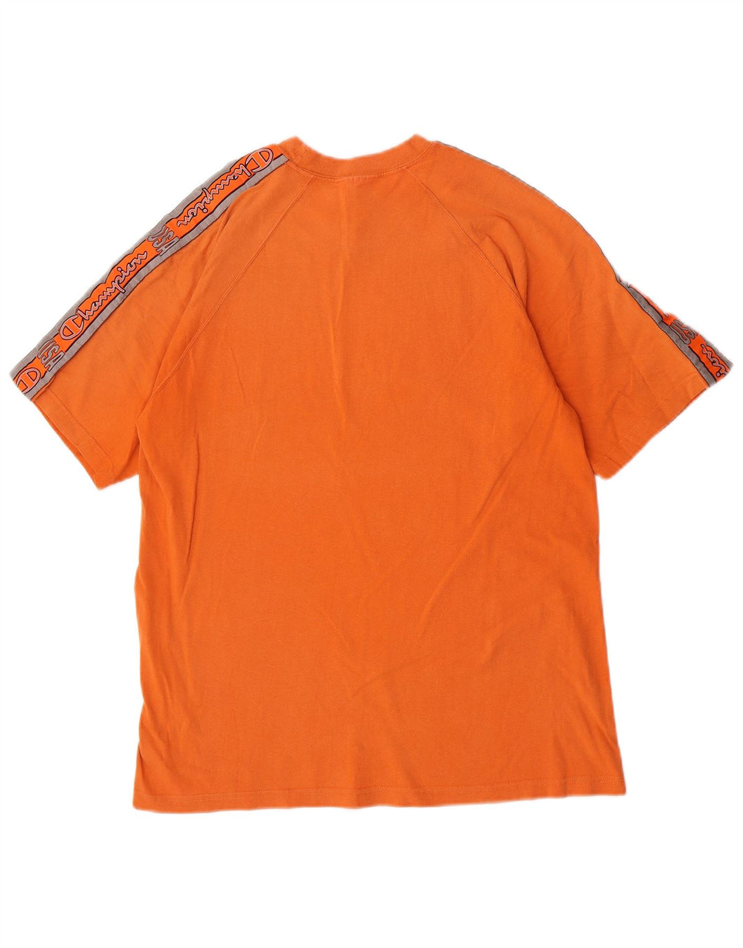 Camiseta masculina Champion Graphic Top Médio Algodão Laranja