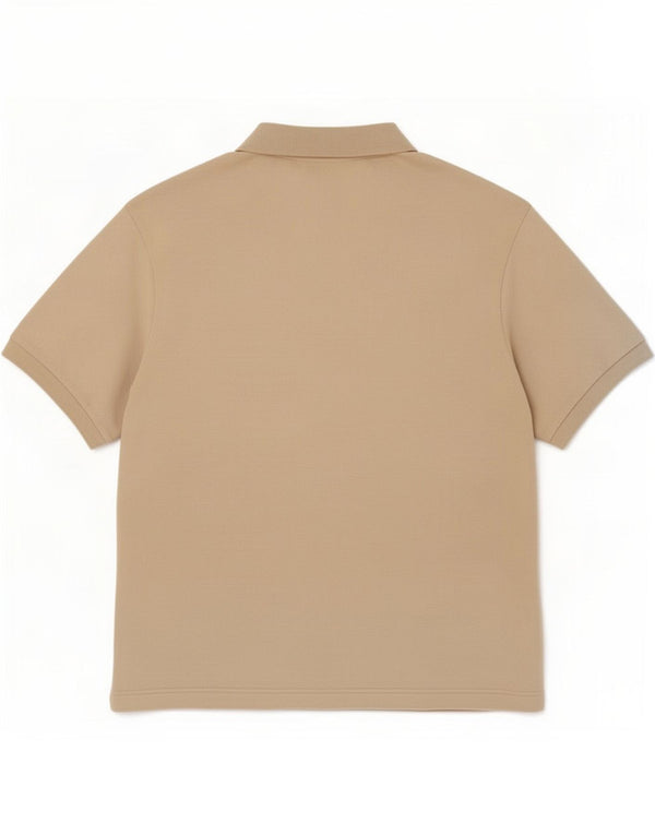 Camisa polo masculina Kappa grande algodão bege