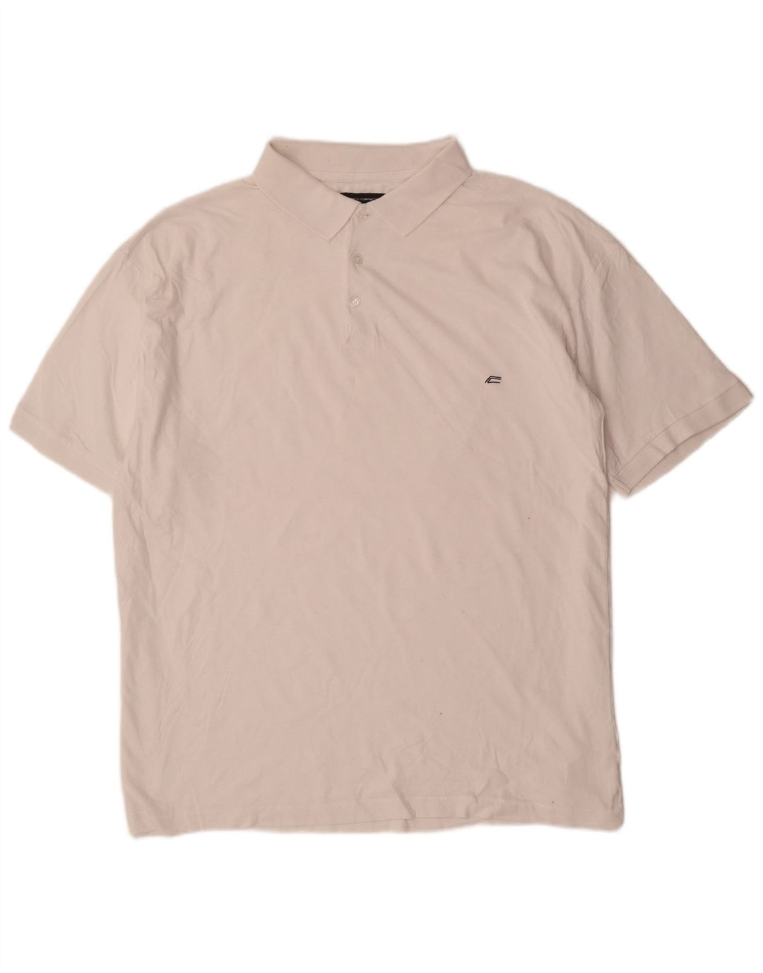 Camisa polo masculina French Connection 2XL algodão branco