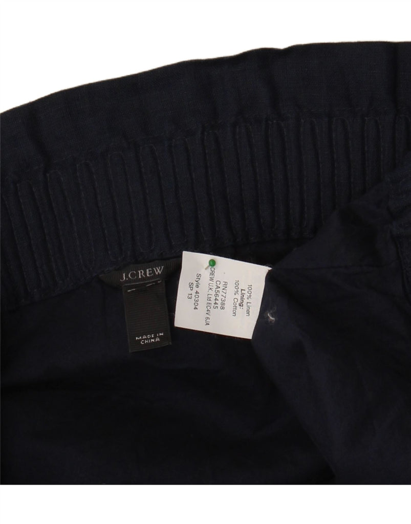 J. CREW Womens Straight Skirt W37 XL Navy Blue Linen Vintage J. Crew and Second-Hand J. Crew from Messina Hembry 