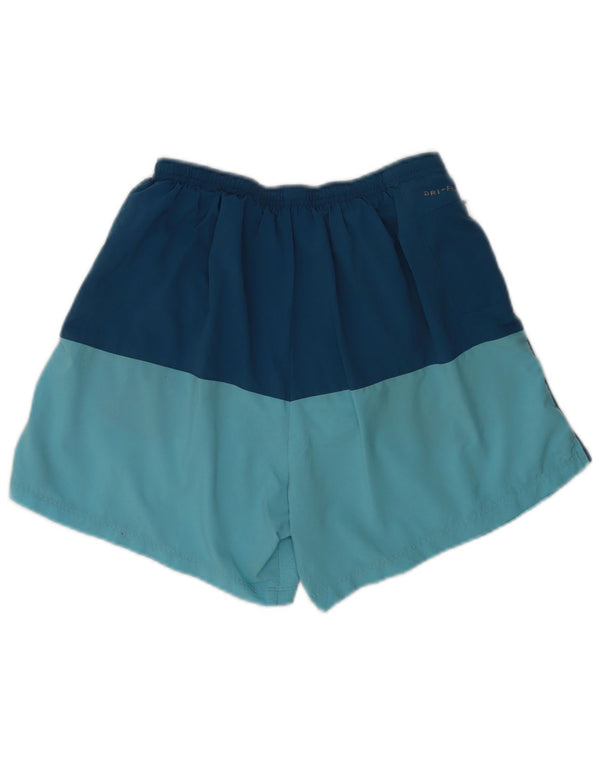 Nike Mens Dri Fit Sport Shorts Grande Azul Colorblock Poliéster Esportes