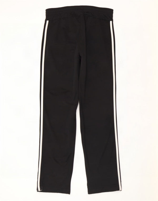 Calças de treino masculinas Adidas UK 36/38 poliéster preto pequeno