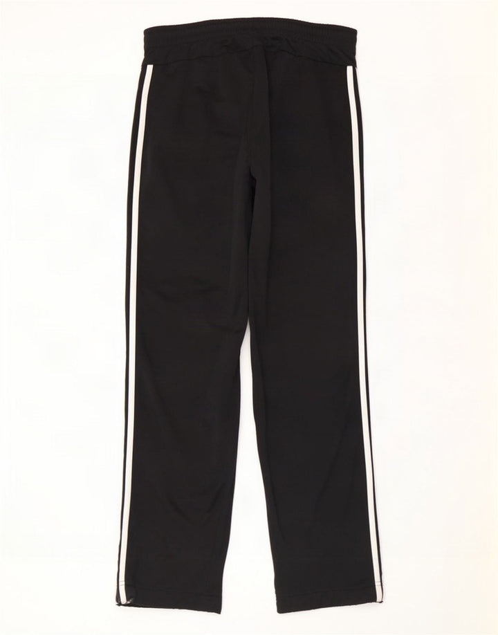 Calças de treino masculinas Adidas UK 36/38 poliéster preto pequeno