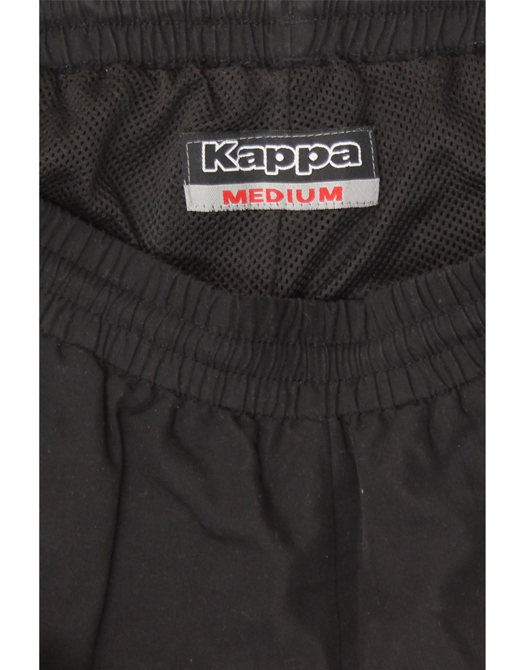 Calça de treino masculina Kappa poliéster preto médio