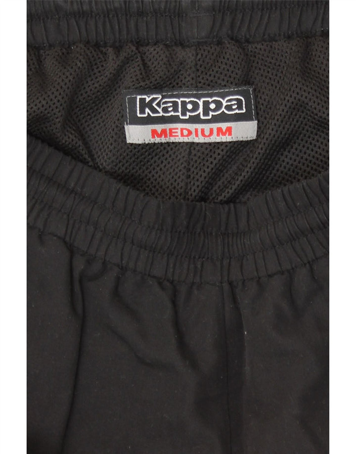 Calça de treino masculina Kappa poliéster preto médio