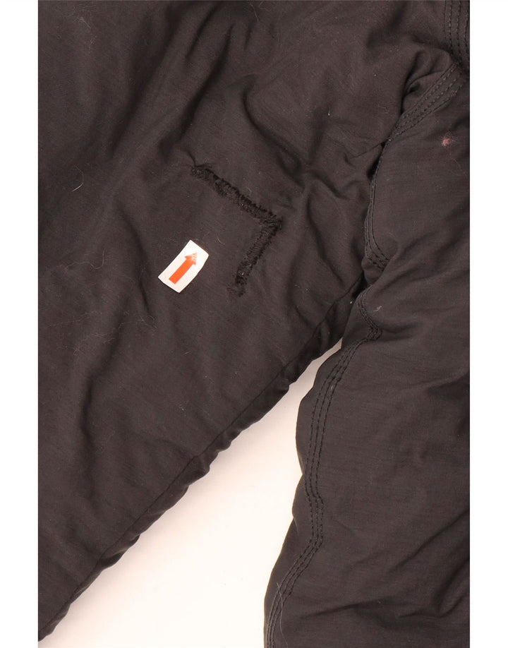 Jaqueta Vans Masculina com Capuz Acolchoado UK 40 Grande Cinza Nylon
