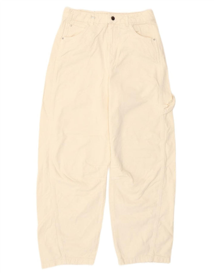 Benetton Calça Jeans Feminina W30 L29 Off White