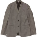 Cerruti 1881 Jaqueta Blazer Masculina 2 Botões Slim IT 50 Grande Lã Virgem Cinza