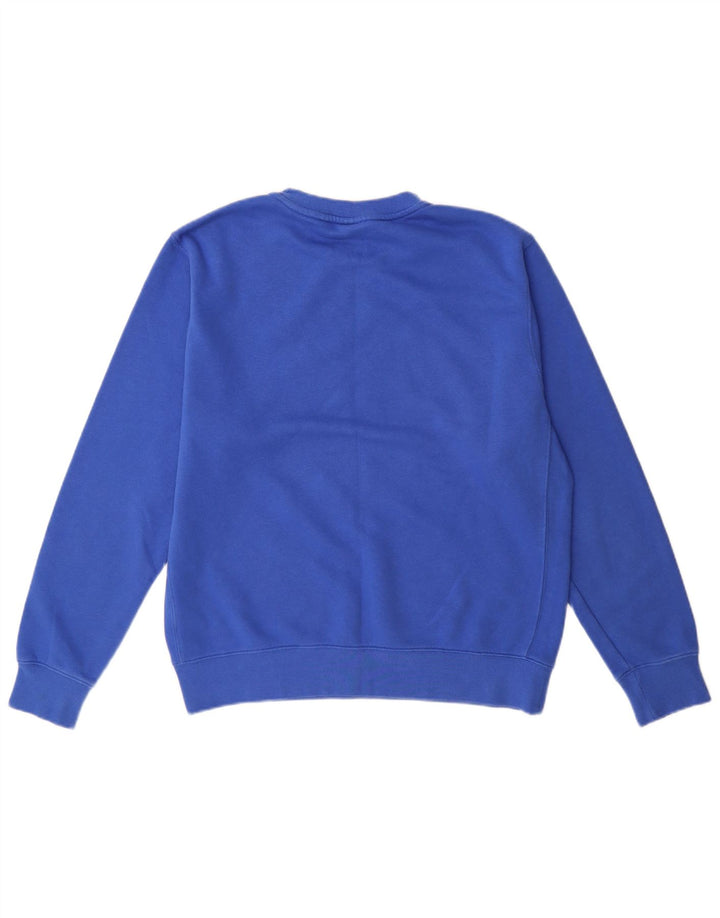 Nike Mens Moletom Jumper Médio Algodão Azul