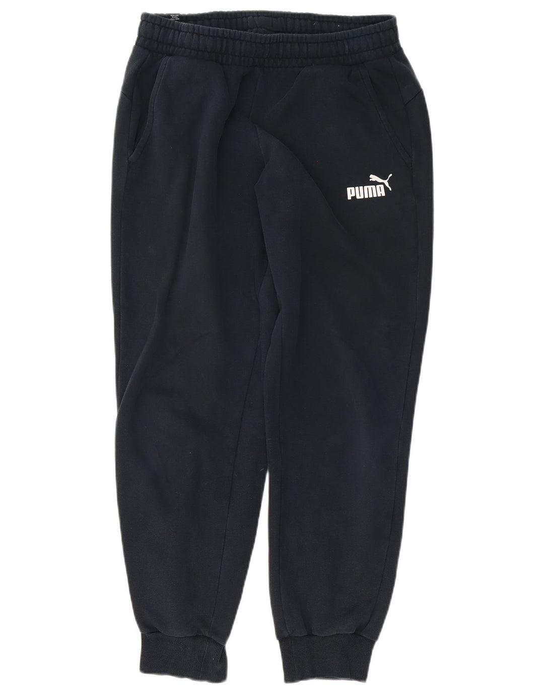 Calça de treino masculina Puma Joggers médio algodão preto