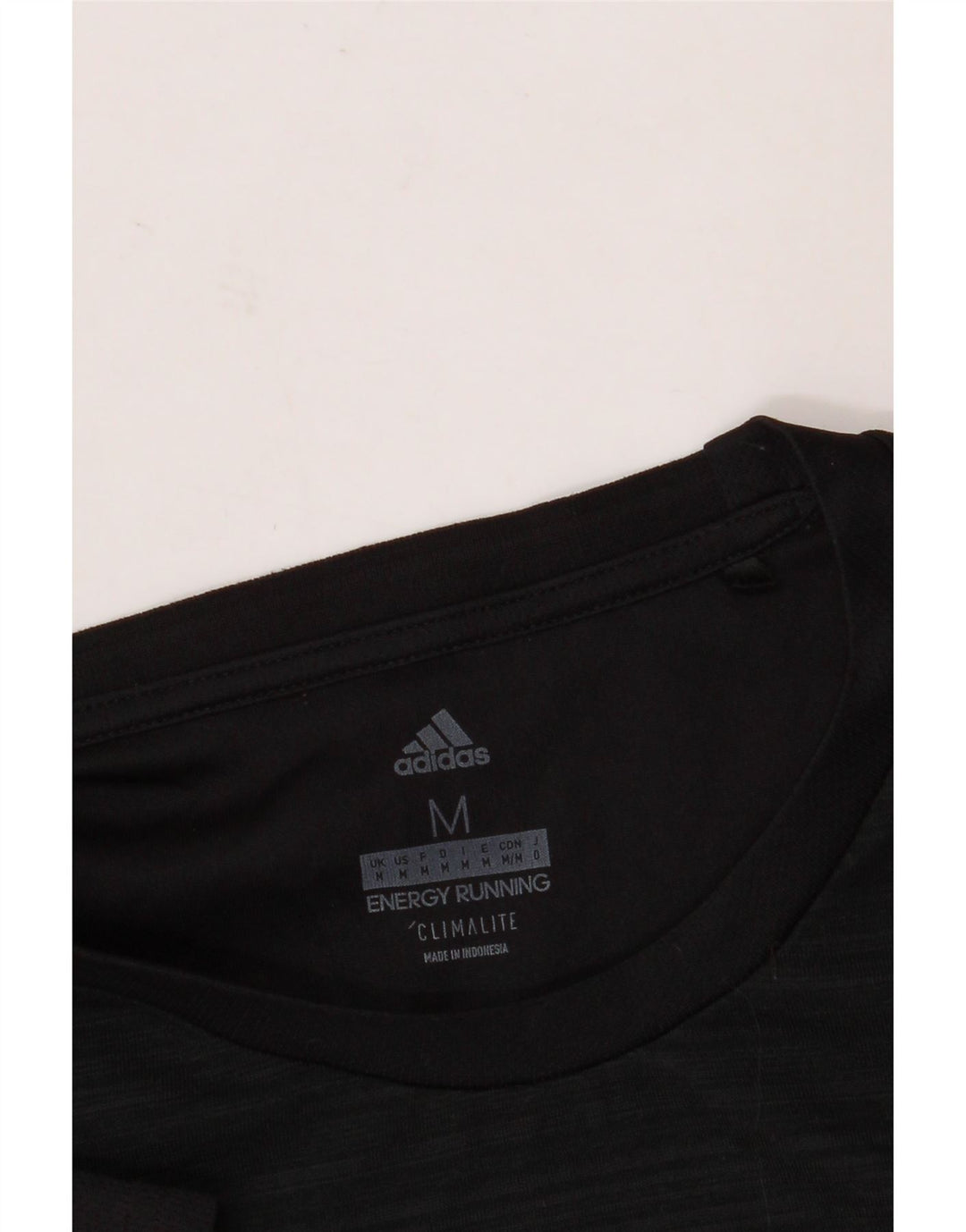 Camiseta Adidas Masculina Climalite Top Médio Risca Preta