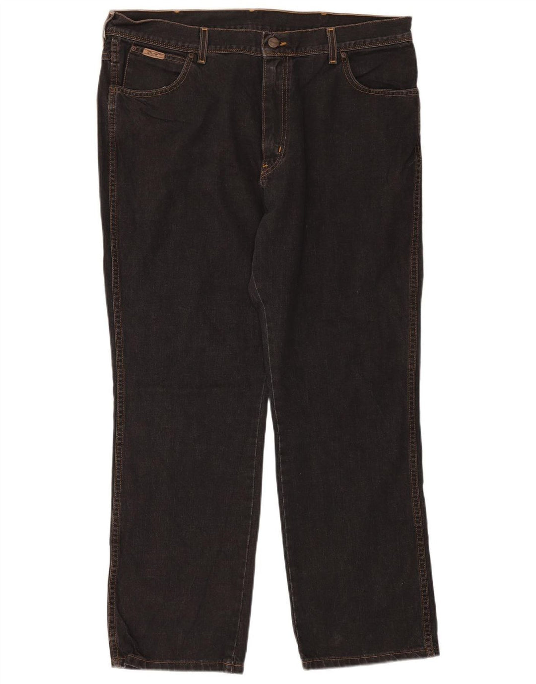 WRANGLER Masculino Texas Straight Jeans W40 L30 Azul Marinho Algodão