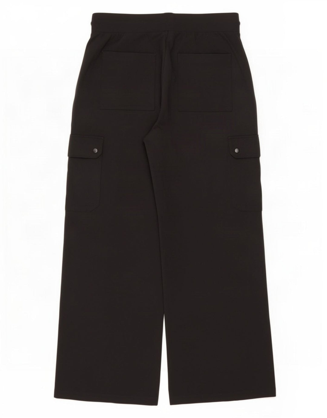 Calça esportiva feminina Marks & Spencer Cargo Reino Unido 14 grande viscose preta