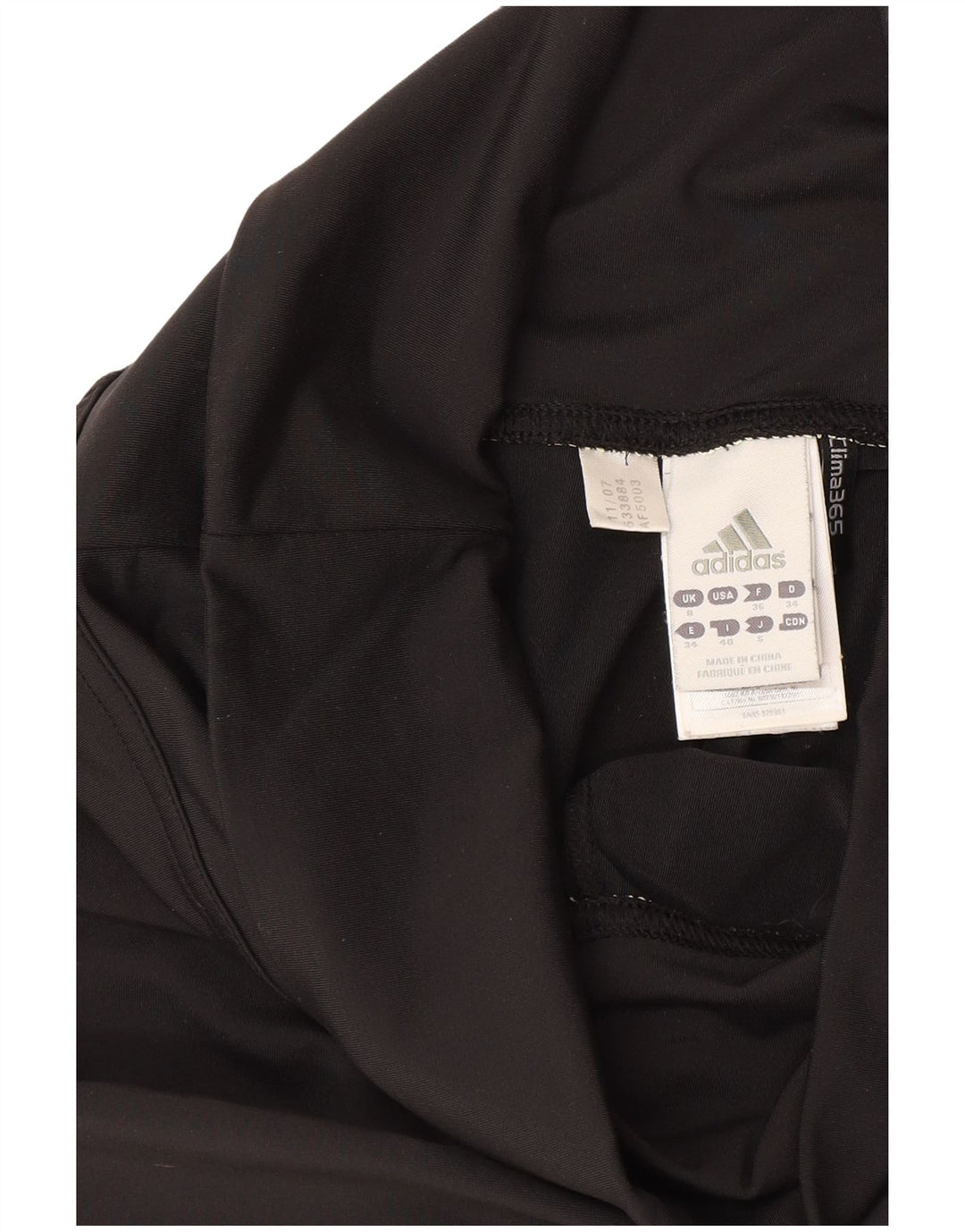 Adidas Womens Climalite Bermuda Sport Shorts UK 8 Pequeno Poliéster Preto