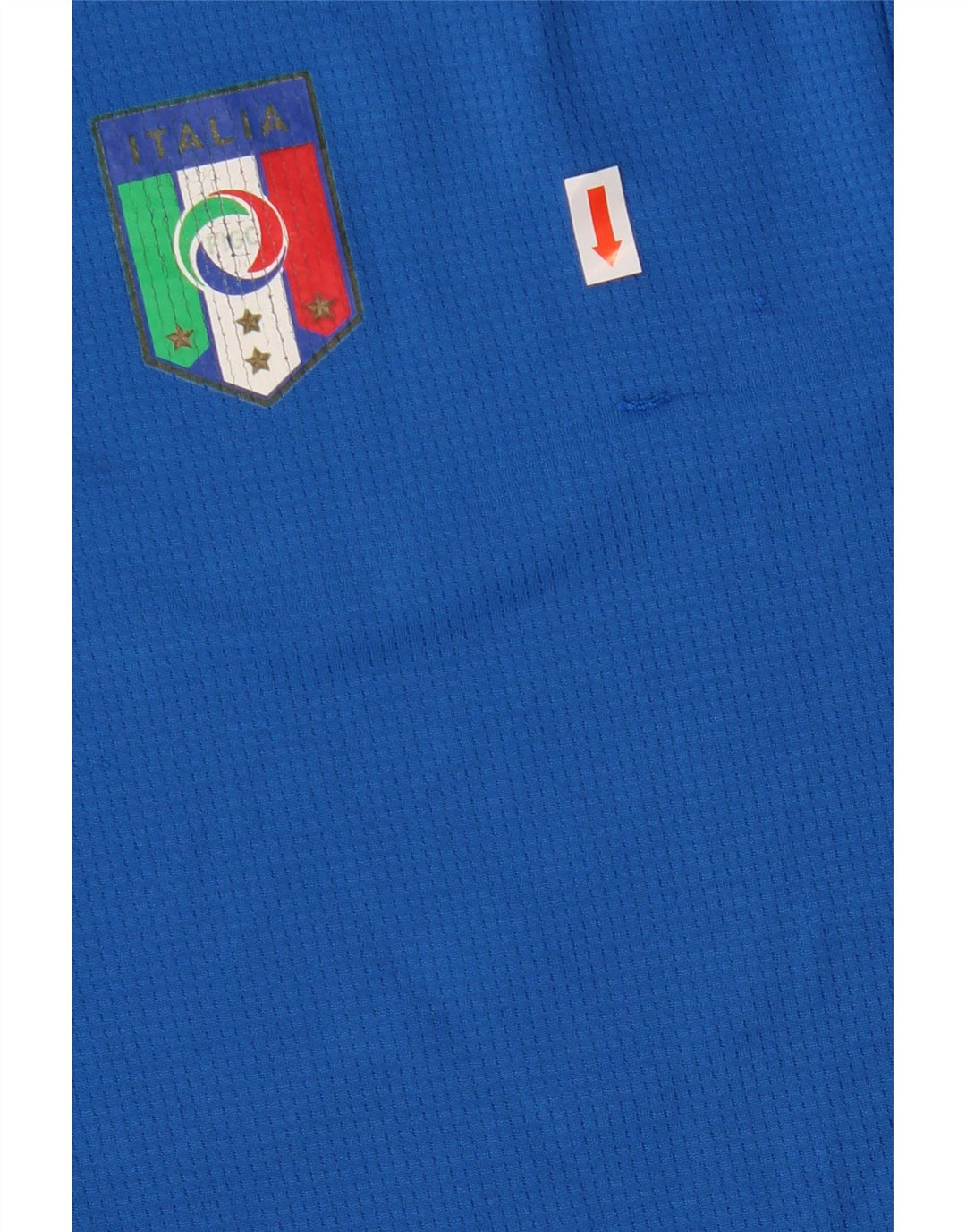 Camiseta masculina Puma Italia Graphic Top grande bloco colorido azul