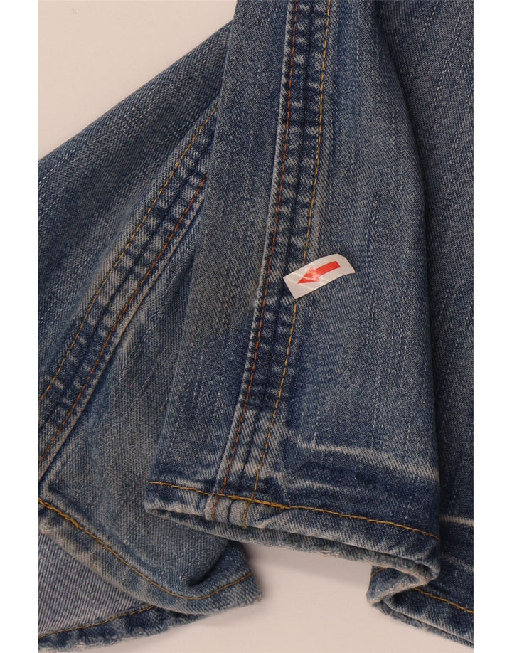 Replay Jeans Bootcut Feminino W26 L34 Azul Algodão