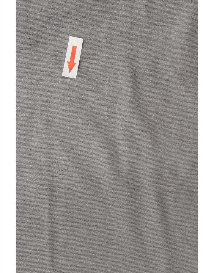 Camiseta Nike Feminina Athletic Cut Graphic Top UK 16 Grande Cinza