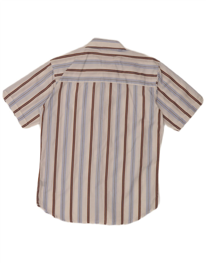 PIERRE CARDIN Camisa masculina de manga curta média listrada multicolorida