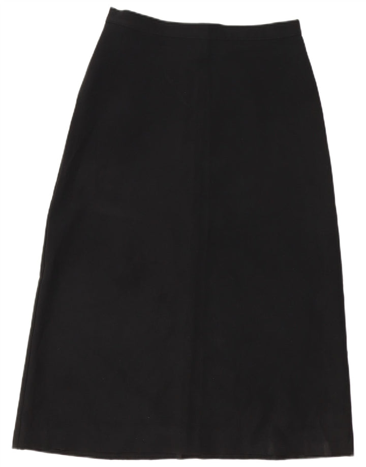 Saia Midi Feminina Benetton IT 44 Médio W28 Poliéster Preto