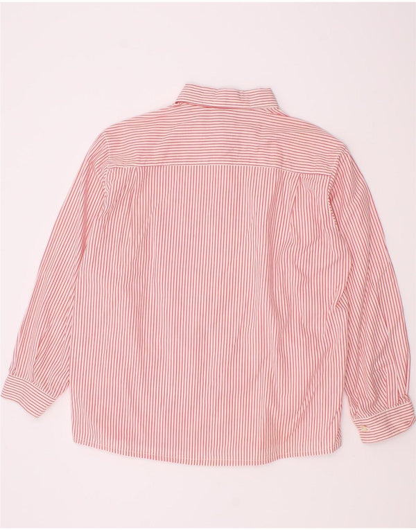Trussardi Baby Boys Shirt 7-8 Years Pink Pinstripe Cotton