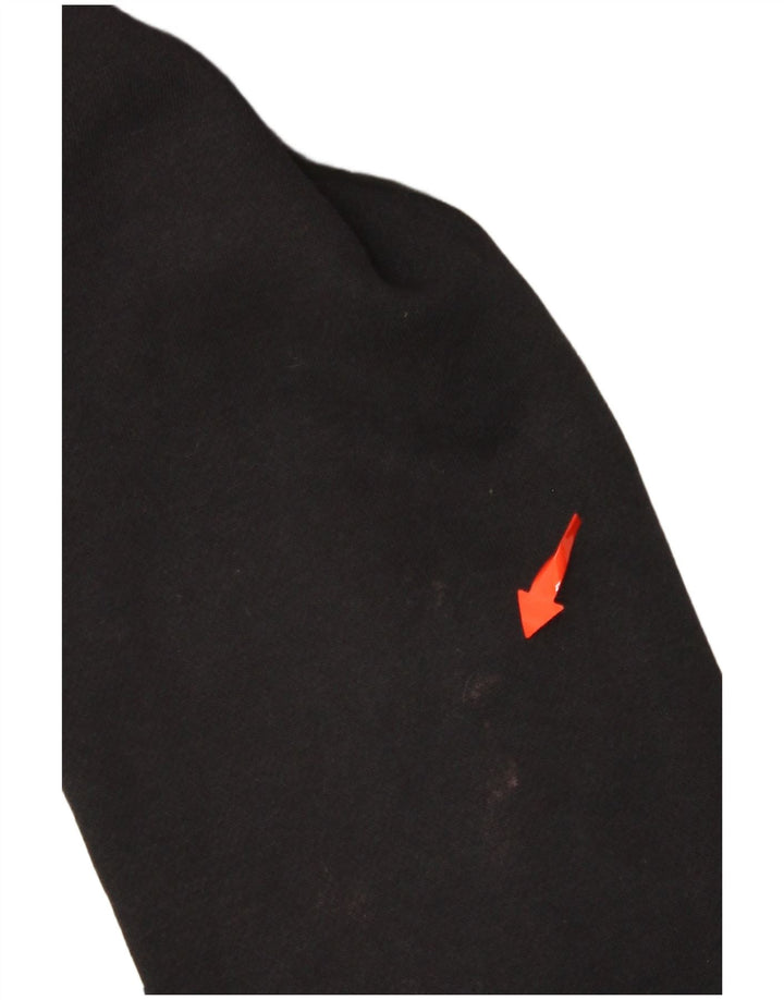 Suéter NIKE Boys Air Graphic Zip com capuz 13-14 anos XL preto colorblock