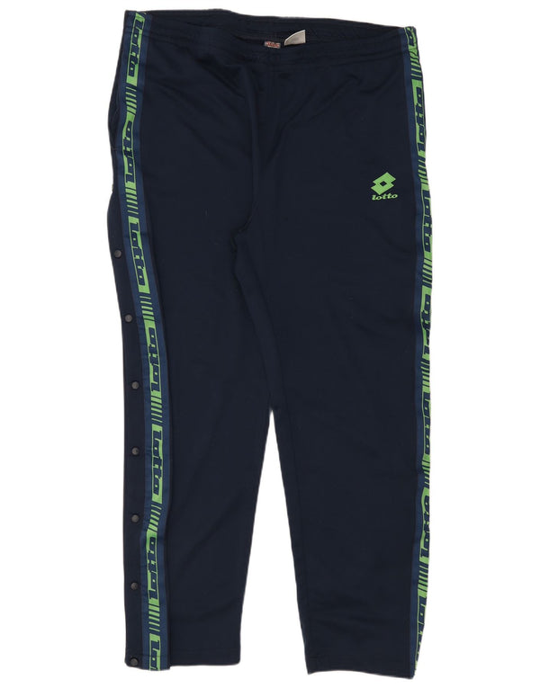 Calça de treino masculina Lotto Graphic UK 42/44 grande azul marinho