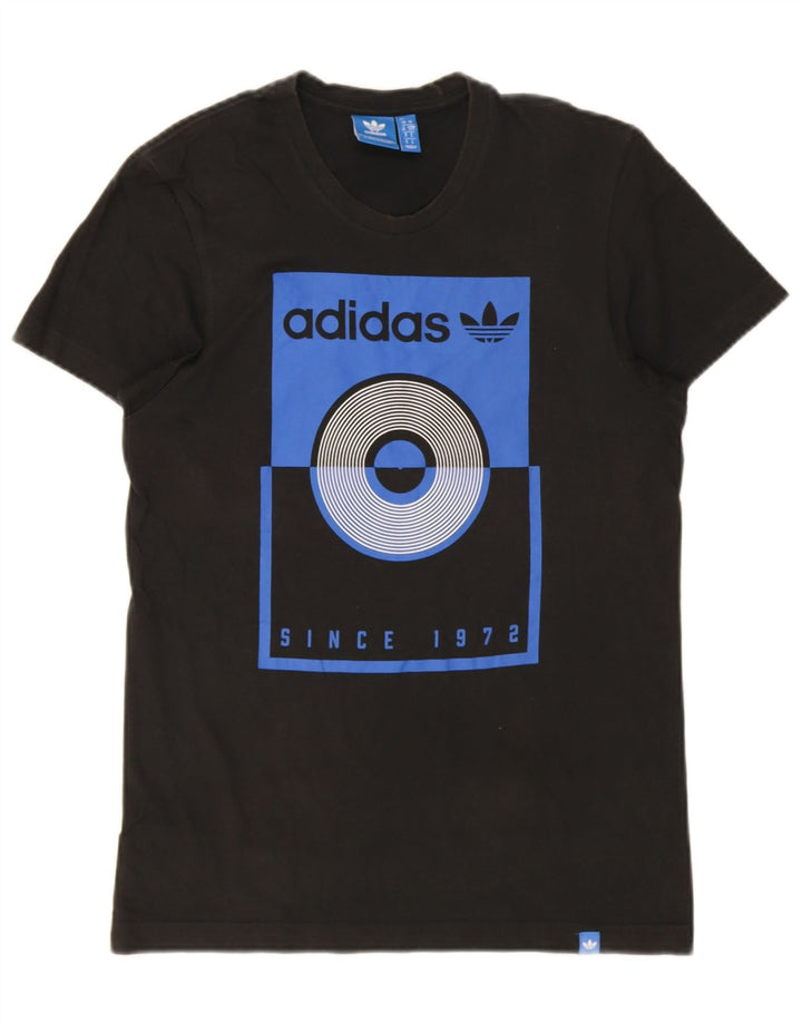 Camiseta Adidas Masculina Graphic Top Pequeno Preto