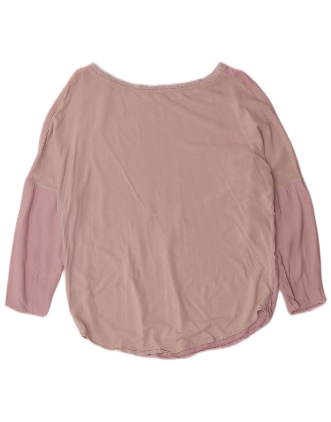 Blusa feminina oversized MASSIMO DUTTI Reino Unido 10 bloco colorido rosa pequeno