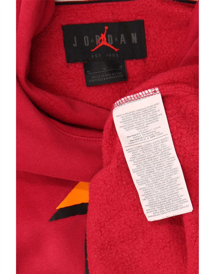 Jordan Mens Graphic Hoodie Jumper Médio Algodão Rosa