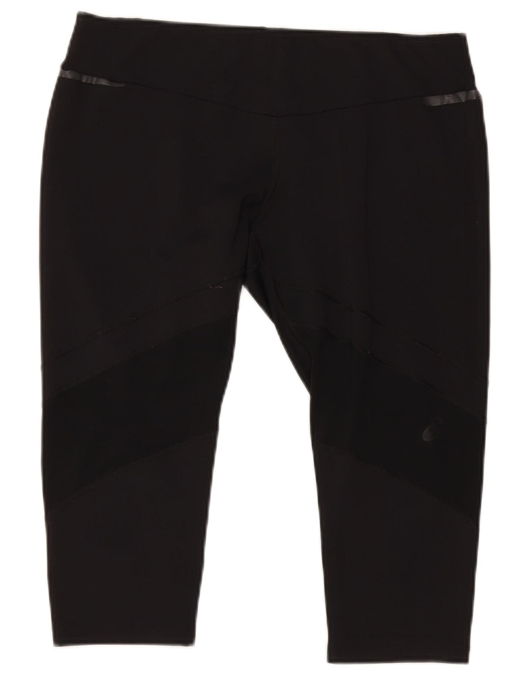 Leggings Capri Mulher Asics UK 18 XL Preto Poliéster