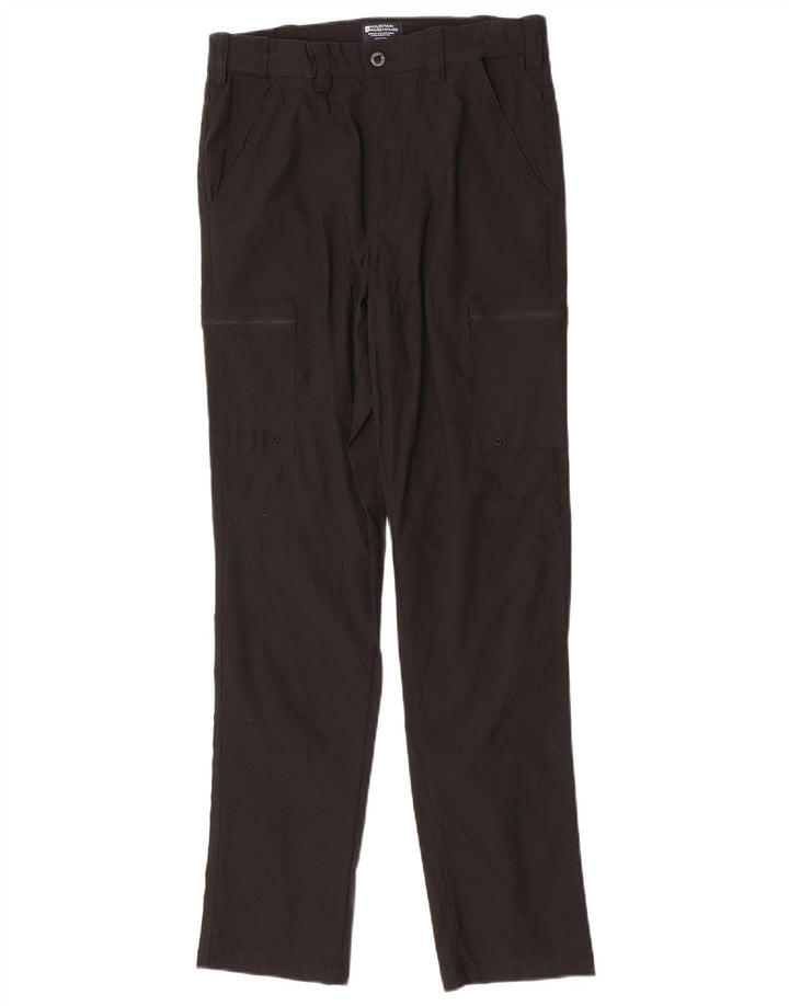 Calça cargo slim masculina Mountain Warehouse W30 L30 nylon preto