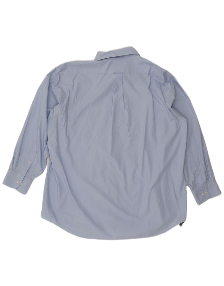 Camisa masculina IZOD tamanho 17 1/2 XL algodão azul