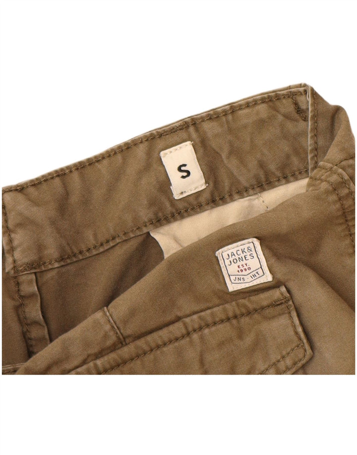 Shorts cargo masculino Jack & Jones pequeno W29 cáqui