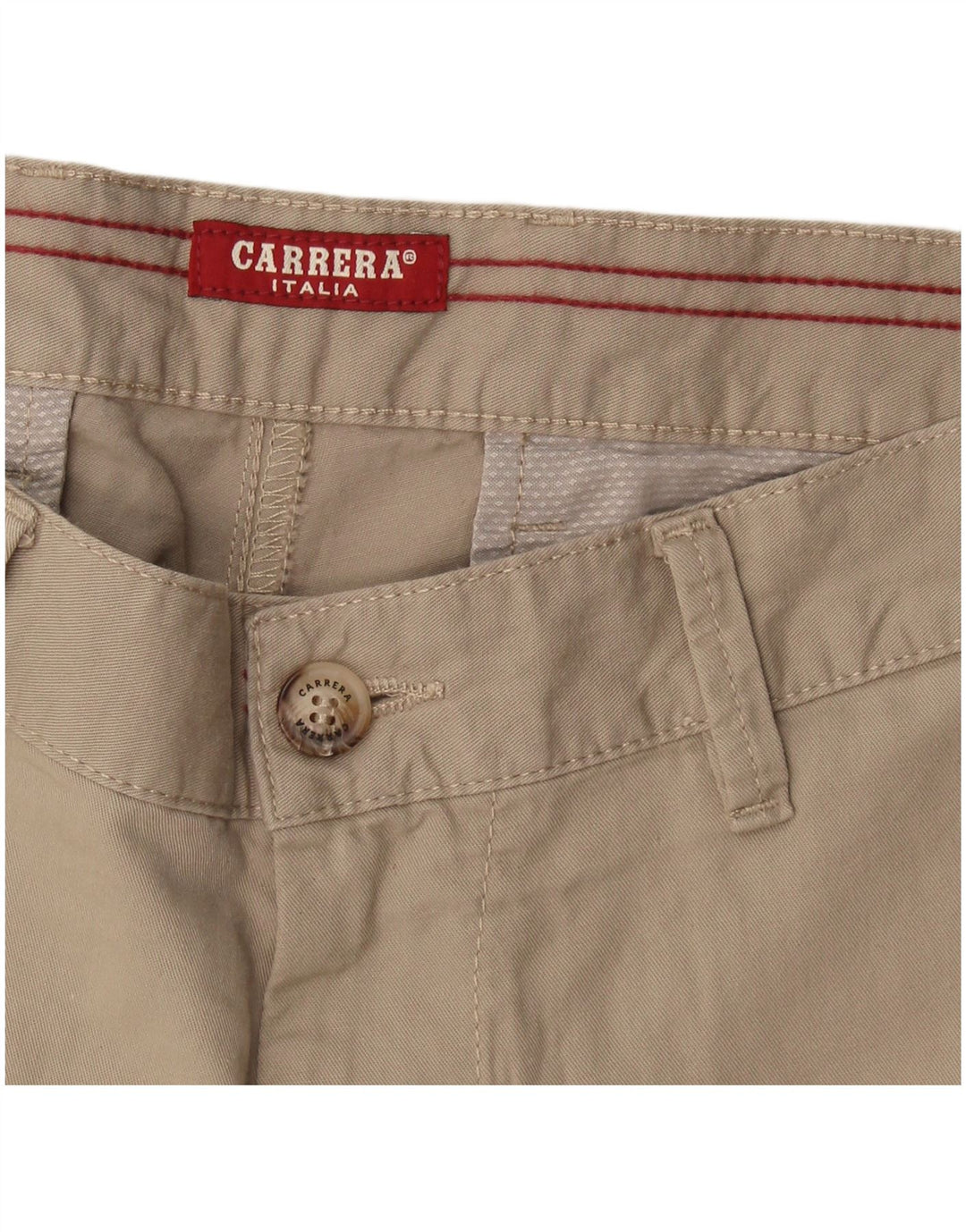 Carrera Mens Chino Shorts W32 Médio Caqui
