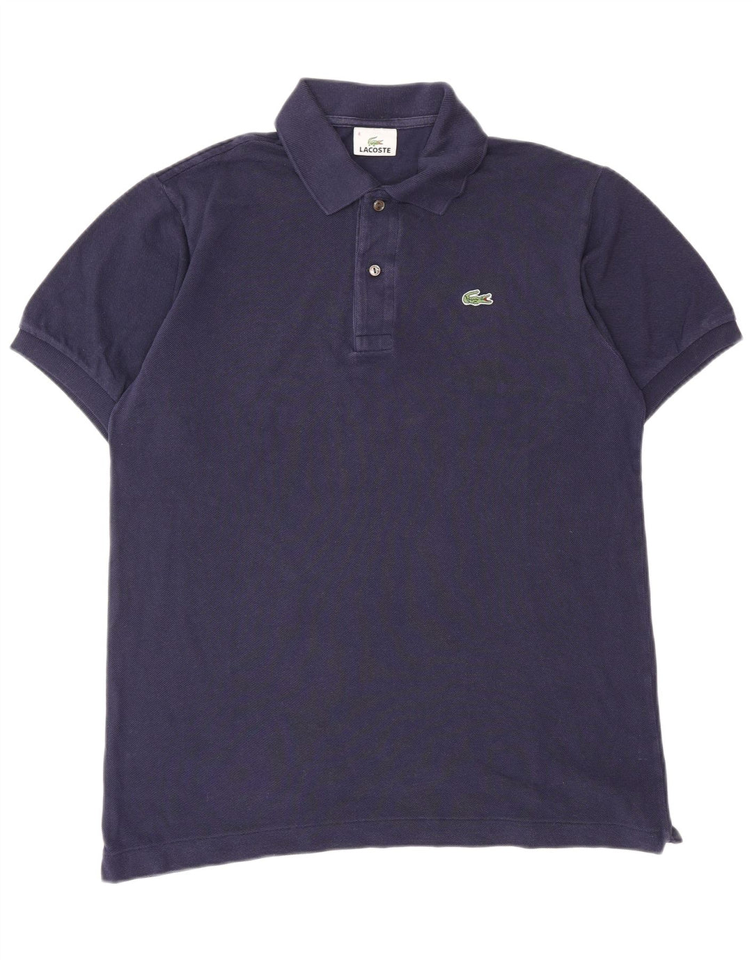 Camisa polo masculina LACOSTE tamanho 4 médio algodão azul marinho
